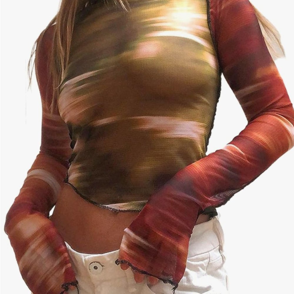 NWOT Y2K MESH TOP